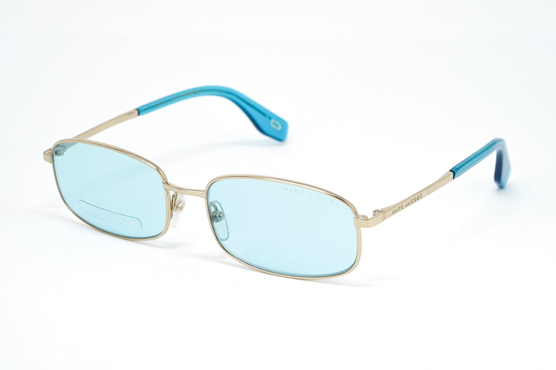 Marc Jacobs Women's Sunglasses Rectangular Blue/Gold MARC 368/S MVU