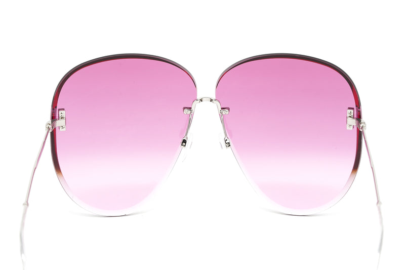Marc Jacobs Women's Sunglasses Oversized Rimless Pink MARC 519/S 0109R