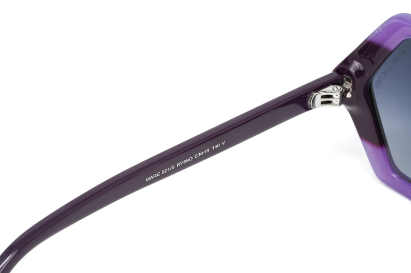 Marc Jacobs Women's Sunglasses Oversized Hexagonal Purple MARC 521/S RY8