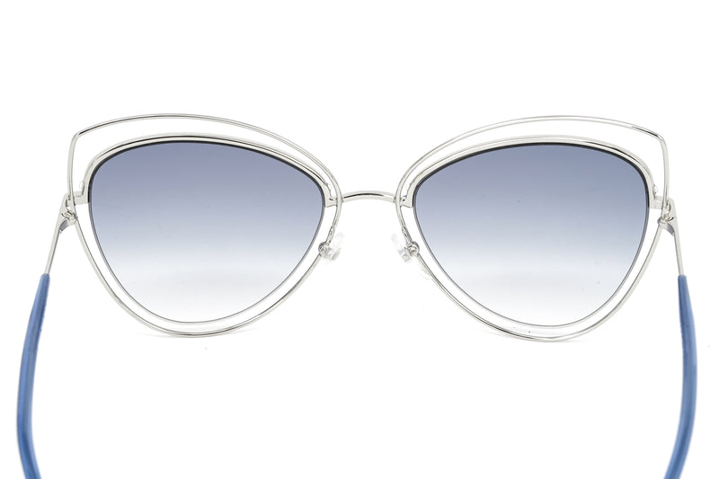 Marc Jacobs Women's Sunglasses Oversized Cat Eye Blue MARC 8/S TWU