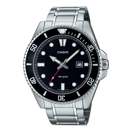 Casio Men's Watch Standard Black Bracelet MDV-107D-1A1VDF