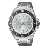 Casio Dive Men's Silver Analogue Watch
