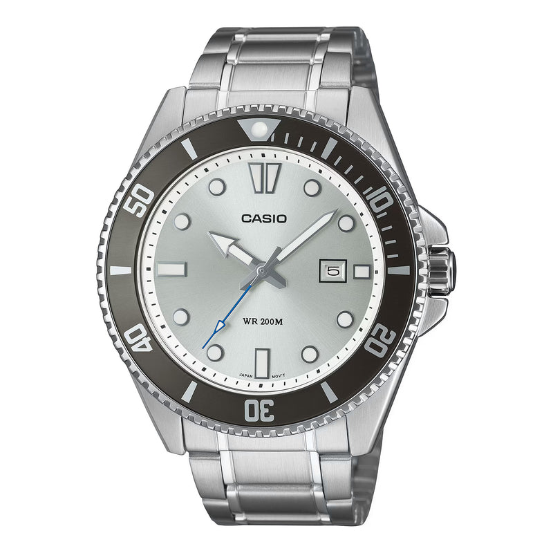 Casio Dive Men's Silver Analogue Watch