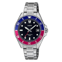 Casio Sporty Pepsi Men's Black Watch
