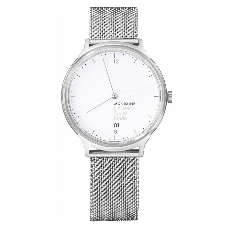 Mondaine Watch Helvetica No1 Light White MH1.L2210.SM