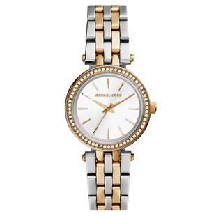 Michael Kors Ladies Watch Darci Mini 26mm Two Tone Gold