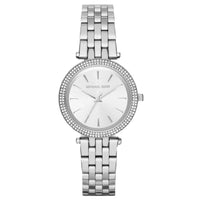 Michael Kors Ladies Watch Mini Darci 33mm Silver MK3429