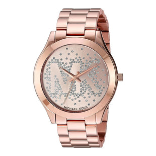 Michael Kors Ladies Watch Slim Runway 42mm Rose Gold