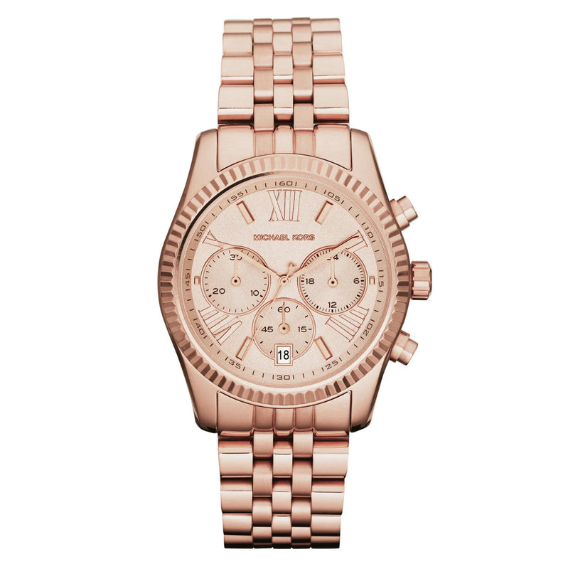 Michael Kors Watch Lexington Chronograph 38mm Rose Gold MK5569