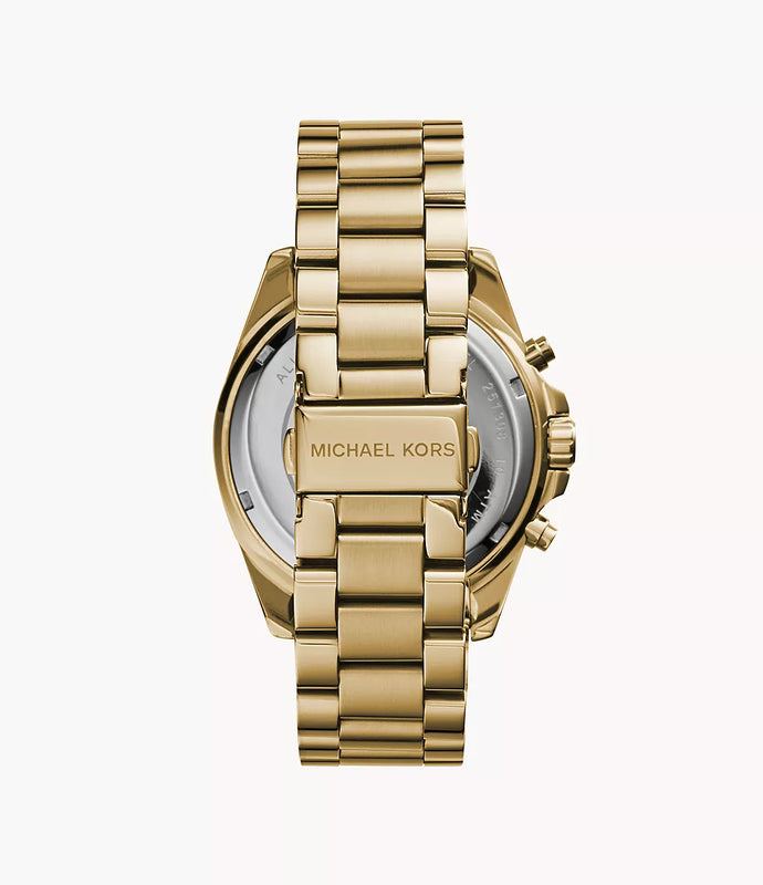 Michael Kors Watch Bradshaw Chronograph 42mm Gold MK5605