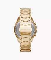 Michael Kors Ladies Watch Whitney Chronograph 44mm Gold MK6729