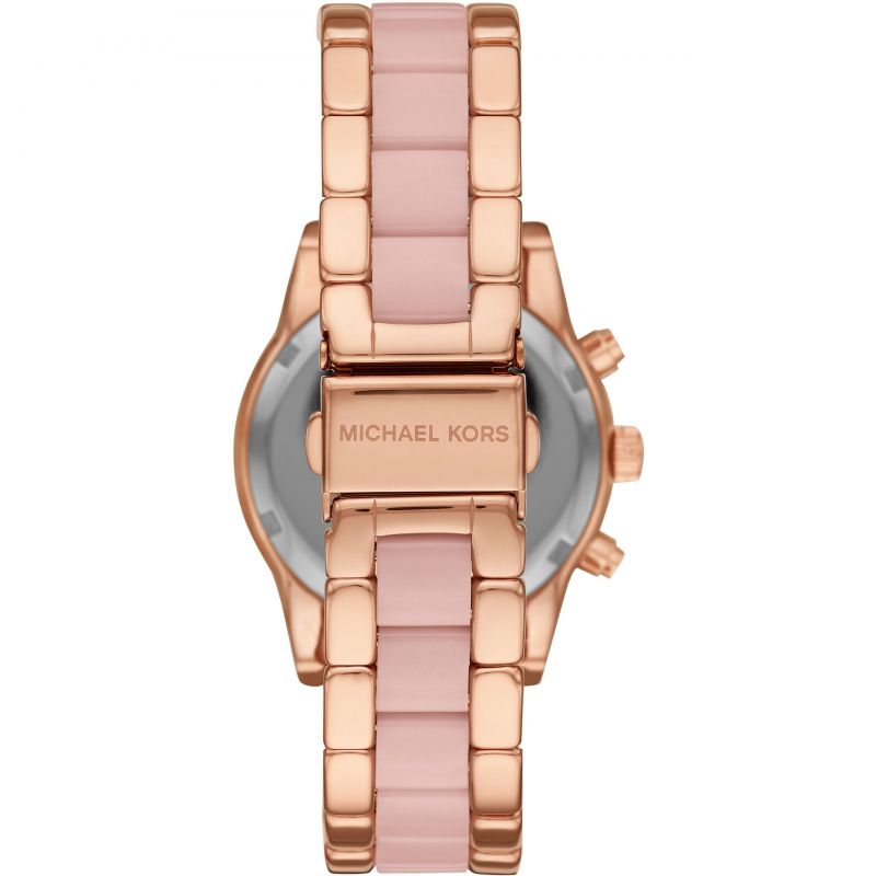 Michael Kors Ladies Watch Ritz Chronograph 37mm Rose Gold MK6769