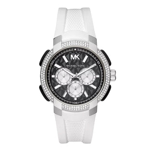 Michael Kors Ladies Watch Sidney Multifunction 42mm Black White