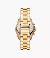 Michael Kors Ladies Watch Bradshaw Chronograph 36mm Black Gold MK6959