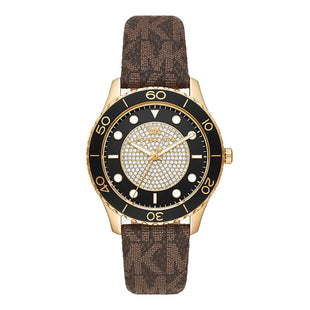 Michael Kors Ladies Watch Runway 40mm Black Brown