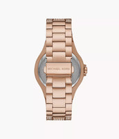 Michael Kors Ladies Watch Lennox 41mm Rose Gold MK6992