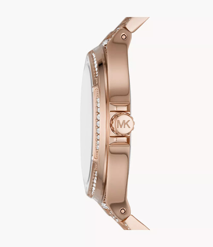 Michael Kors Ladies Watch Lennox 41mm Rose Gold MK6992