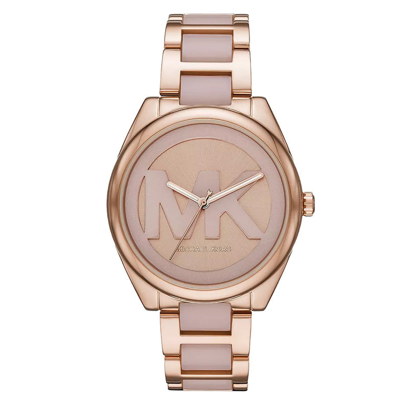 Michael Kors Ladies Watch Janelle 42mm Rose Gold MK7135