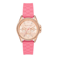 Michael Kors Ladies Watch Mini Pilot 36mm Pink Rose Gold MK7375