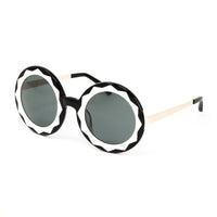 Markus Lupfer x Linda Farrow Black and White Sunglasses ML11C1SUN