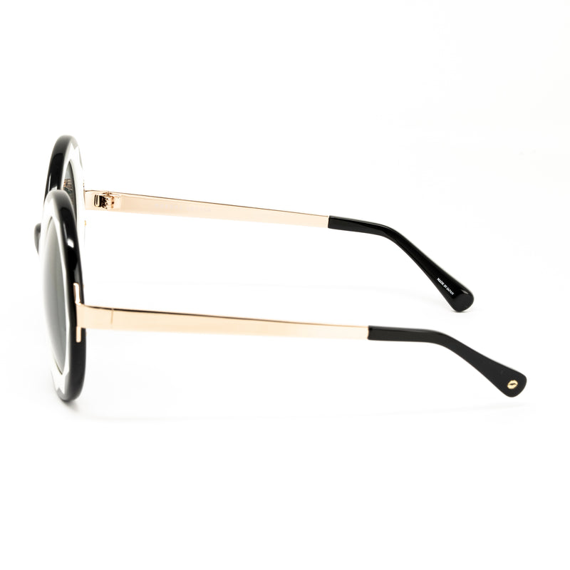 Markus Lupfer x Linda Farrow Black and White Sunglasses ML11C1SUN