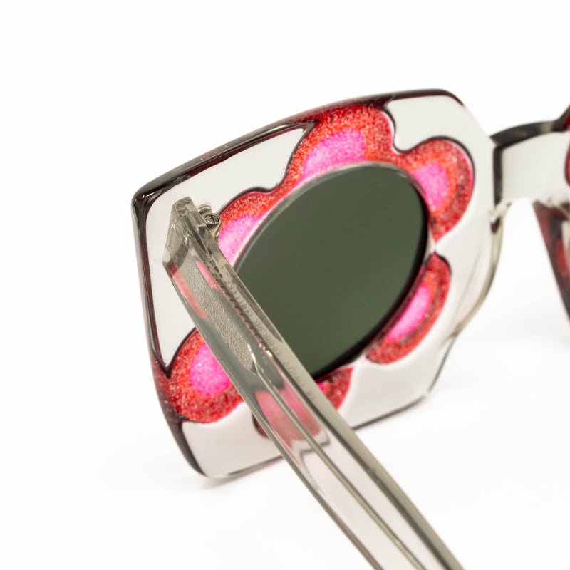 Markus Lupfer x Linda Farrow Clear Sunglasses ML9C6SUN