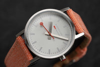 Mondaine Ladies Watch Classic White Orange A658.30323.17SBF