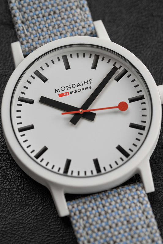 Mondaine Watch Essence Light Blue MS1.41110.LD