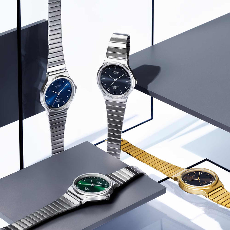 Casio Iconic MQ-24 Unisex Blue Analogue Watch