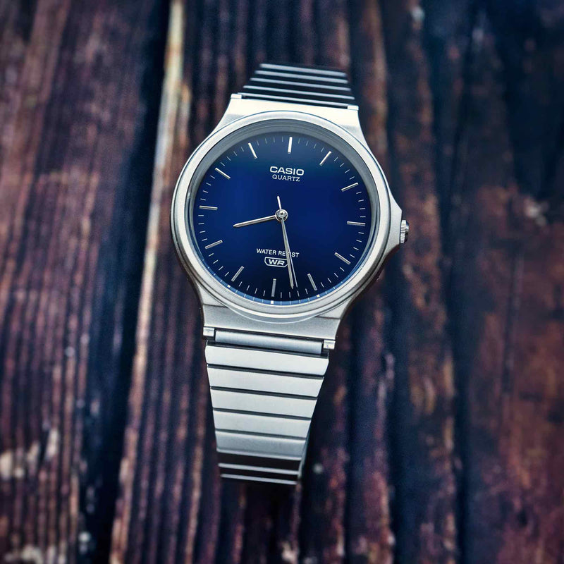 Casio Iconic MQ-24 Unisex Blue Analogue Watch