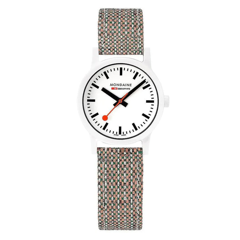 Mondaine Ladies Watch Essence White Brown MS1.32110.LG