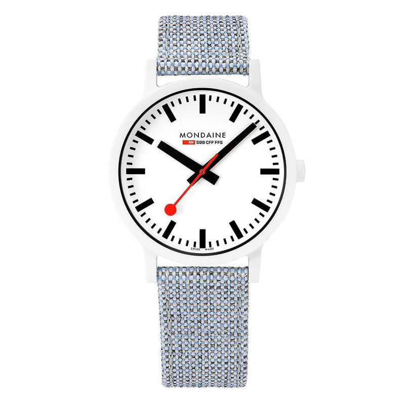 Mondaine Watch Essence Light Blue MS1.41110.LD