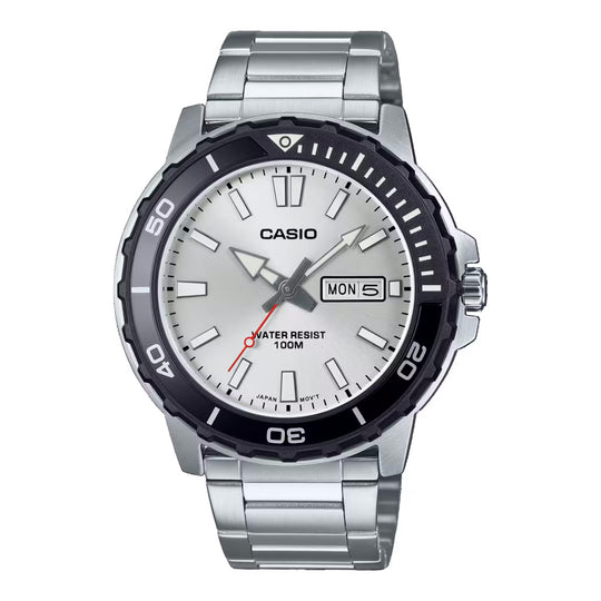 Casio Marine Sport Men's Silver Watch MTD-125D-7AVDF
