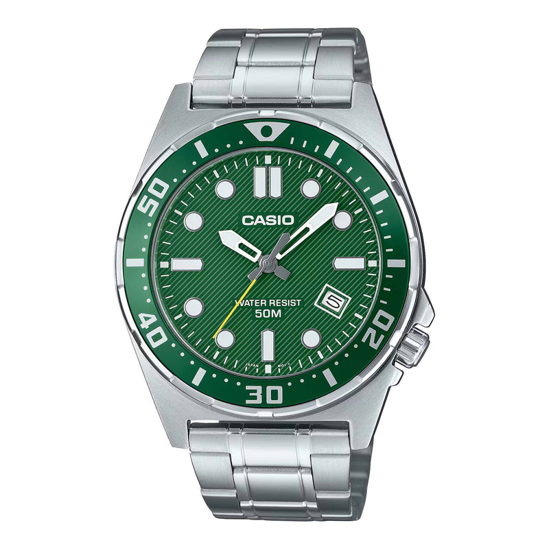 Casio Sport Date Men's Green Analogue Watch