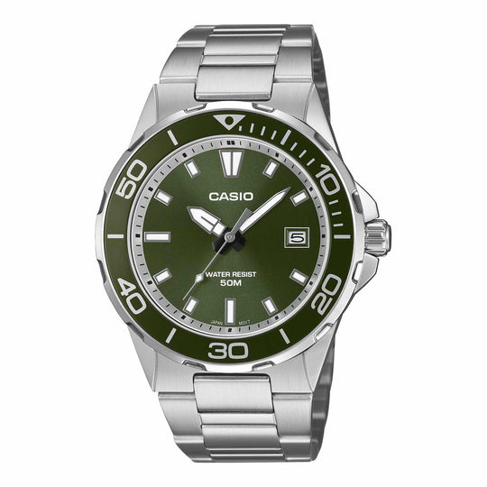 Casio Marine Sport Men's Green Analogue Watch
