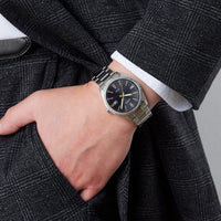 Casio Dress Men's Black Silver Watch