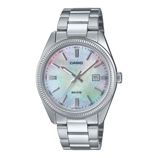 Casio Standard White Mother of Pearl Watch MTP-1302DS-7AVDF