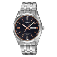Casio Enticer Men's Black Day Date Watch
