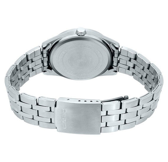 Casio Day Date Men's Blue Silver Watch