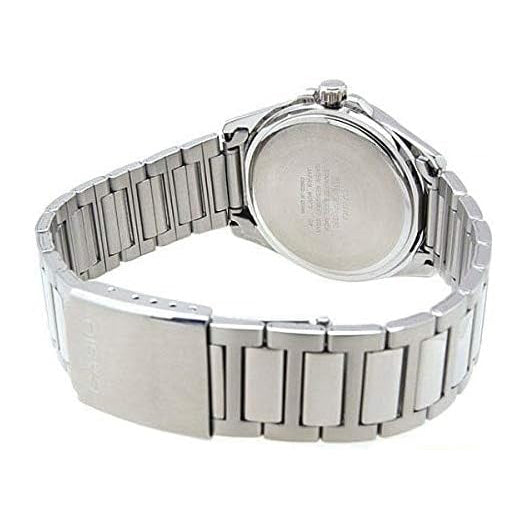 Casio Day Date Men's Black Silver Watch