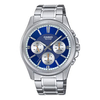 Casio Chrono Men's Navy Analogue Watch MTP-1375D-2A1VDF