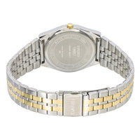Casio Dress Men's Black Two-Tone Gold Watch