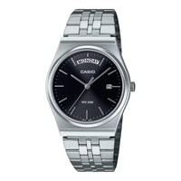 Casio Vintage Day Date Unisex Black Silver Watch