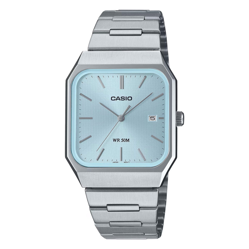 Casio Standard Unisex Light Blue Quartz Watch MTP-B185D-2A2VDF