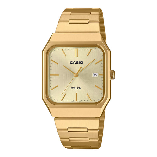 Casio Standard Unisex Gold Quartz Watch MTP-B185G-9AVDF