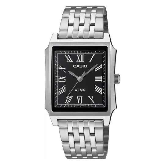 Casio Standard Unisex Black Silver Quartz Watch MTP-B190D-1BVDF