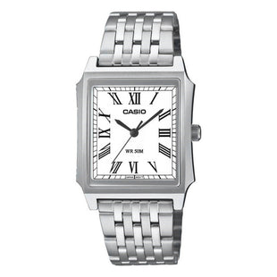 Casio Standard Unisex White Silver Quartz Watch
