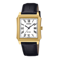 Casio Timeless Classic Men's Gold Leather Watch
