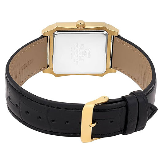 Casio Timeless Classic Men's Gold Leather Watch