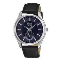 Casio Slim 24 Hour Men's Blue Leather Watch